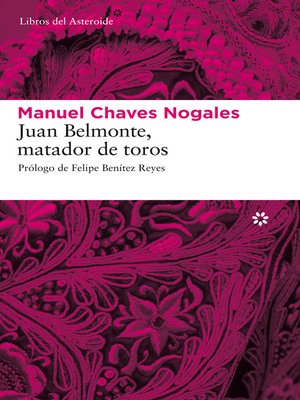 cover image of Juan Belmonte, matador de toros
